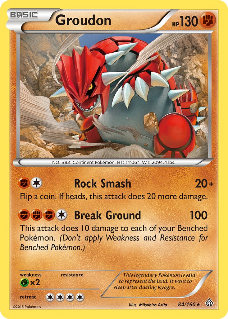 Groudon (84/160) (Theme Deck Exclusive) [XY: Primal Clash] | Good Games Modbury