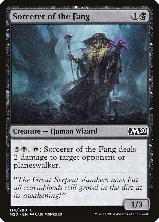 Sorcerer of the Fang [Core Set 2020] | Good Games Modbury