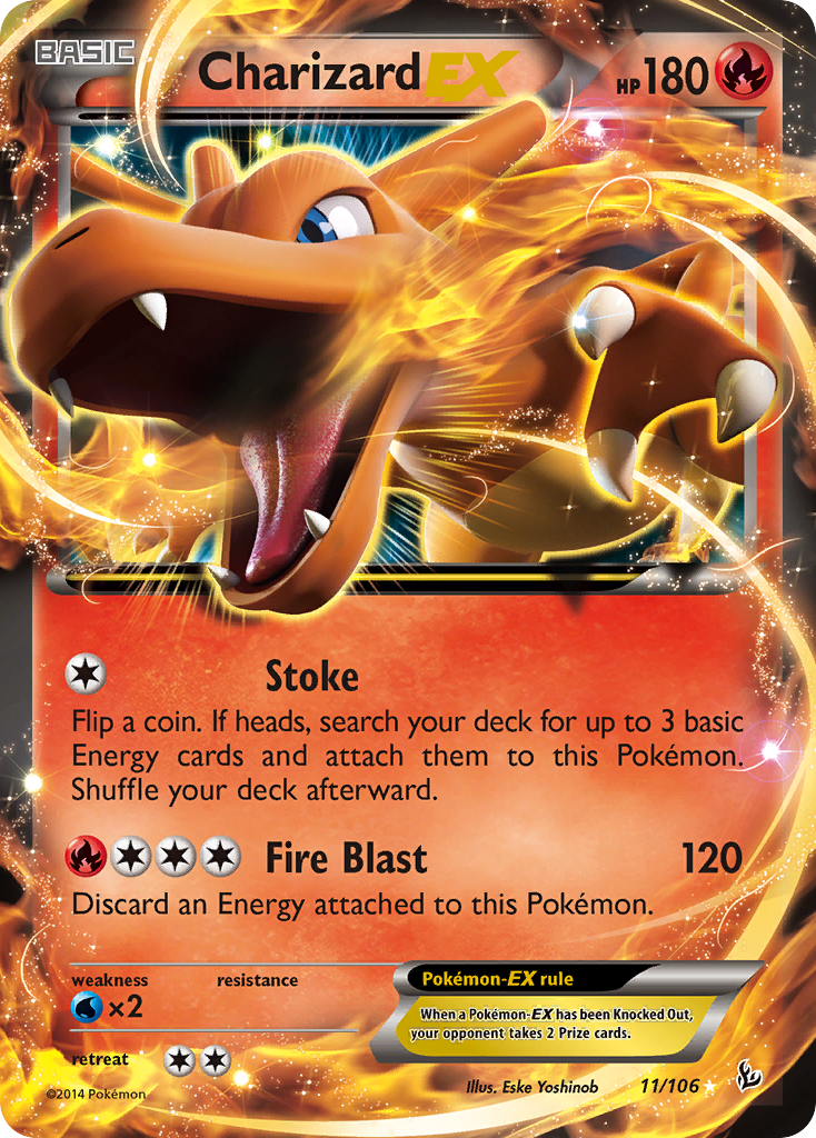 Charizard EX (11/106) [XY: Flashfire] | Good Games Modbury