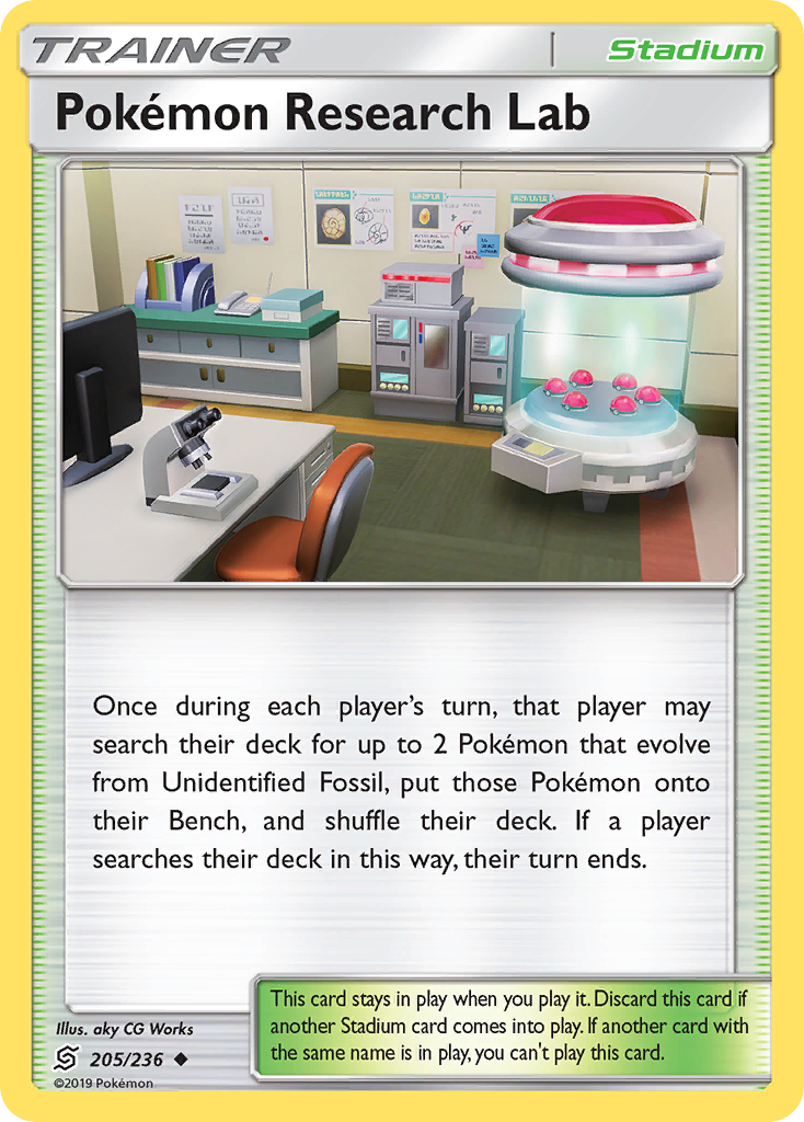 Pokemon Research Lab (205/236) [Sun & Moon: Unified Minds] | Good Games Modbury