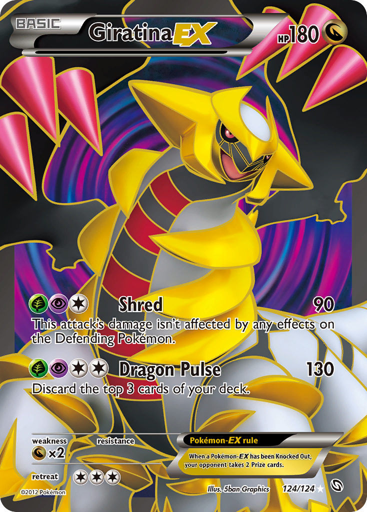 Giratina EX (124/124) [Black & White: Dragons Exalted] | Good Games Modbury