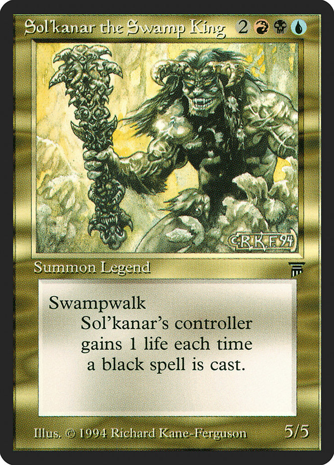 Sol'kanar the Swamp King [Legends] | Good Games Modbury