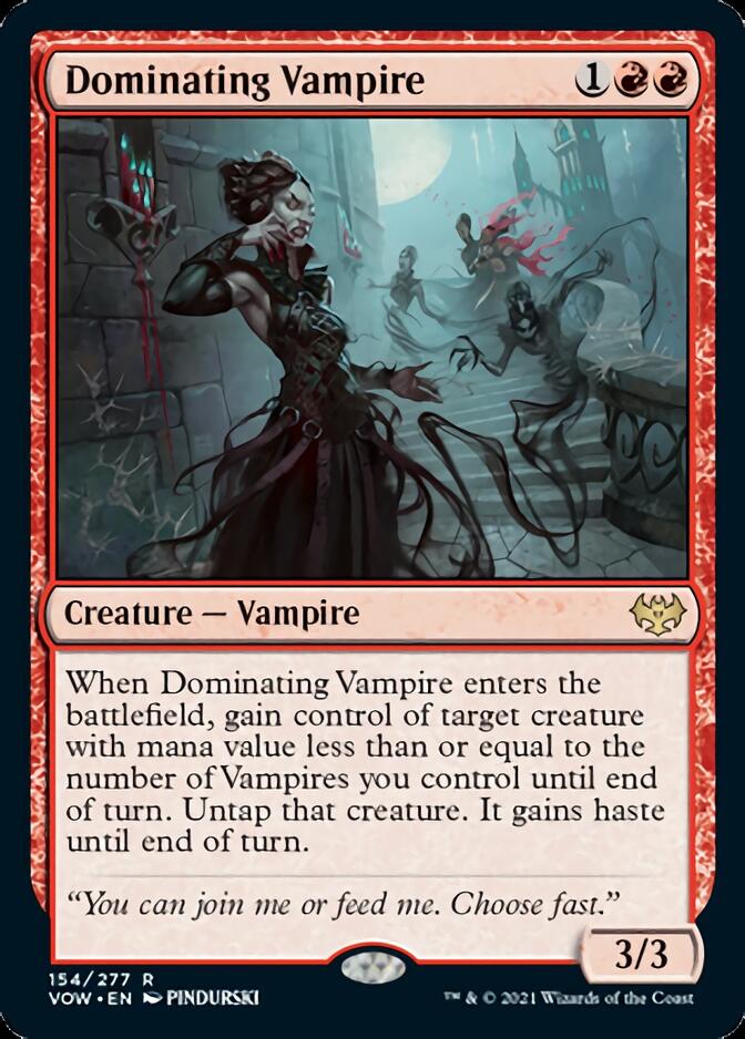 Dominating Vampire [Innistrad: Crimson Vow] | Good Games Modbury