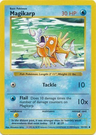 Magikarp (35/102) [Base Set Shadowless Unlimited] | Good Games Modbury