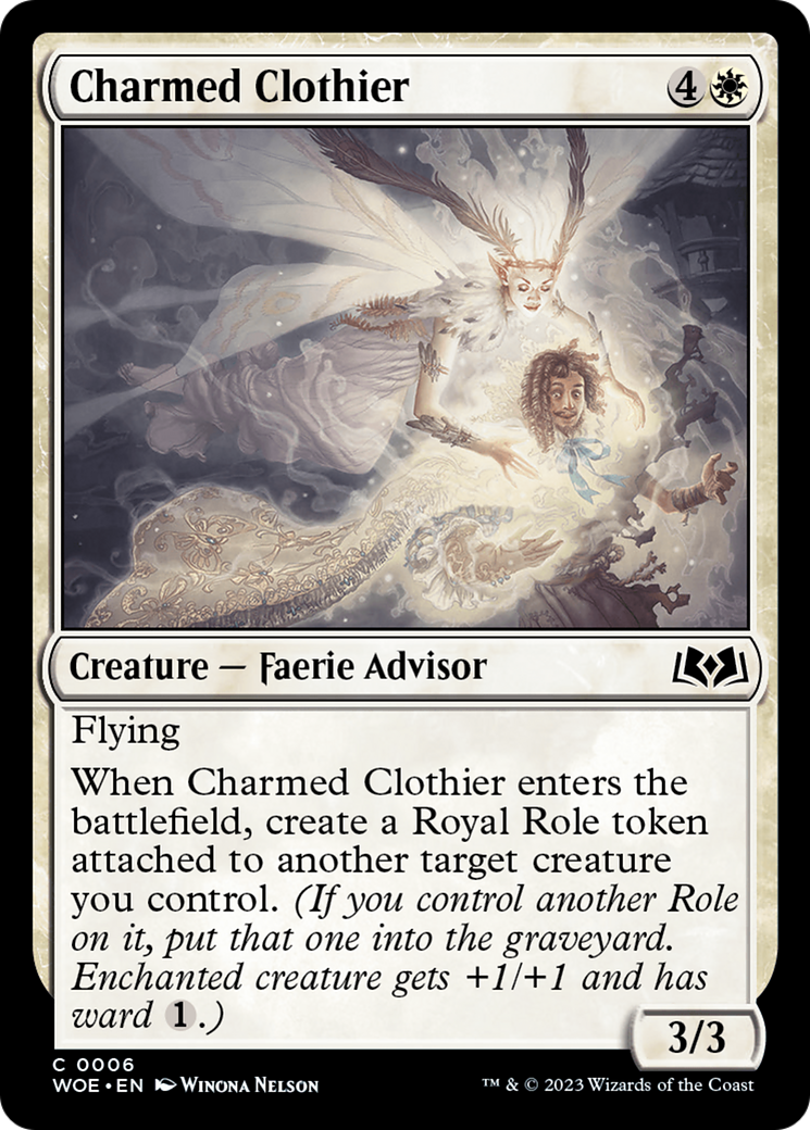 Charmed Clothier [Wilds of Eldraine] | Good Games Modbury