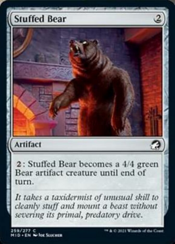 Stuffed Bear [Innistrad: Midnight Hunt] | Good Games Modbury