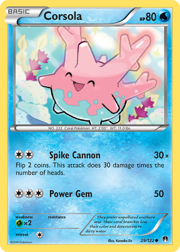 Corsola (29/122) [XY: BREAKpoint] | Good Games Modbury