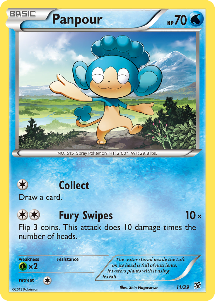 Panpour (11/39) [XY: Kalos Starter Set] | Good Games Modbury