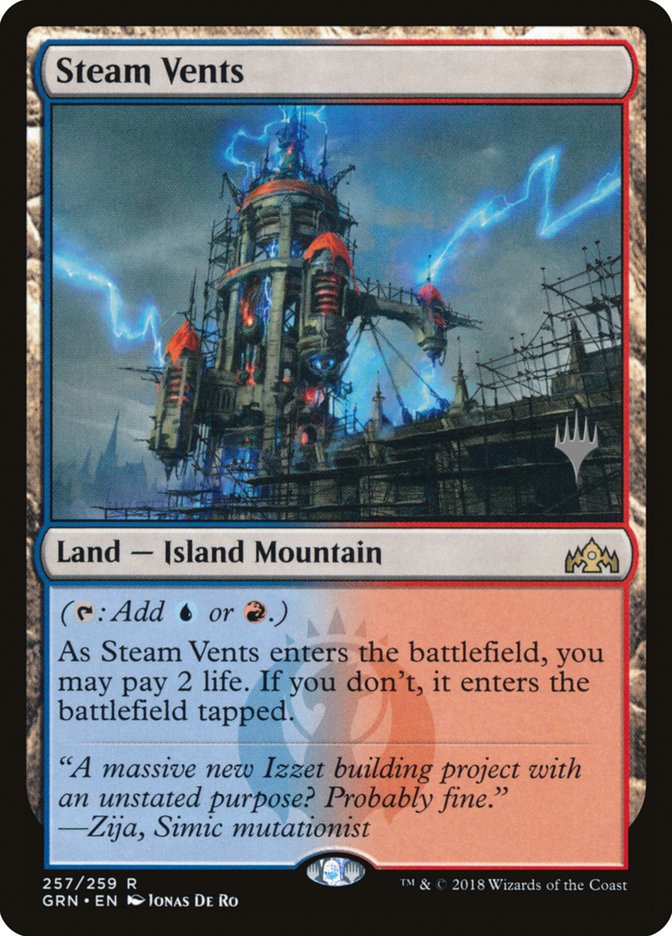 Steam Vents (Promo Pack) [Guilds of Ravnica Promos] | Good Games Modbury