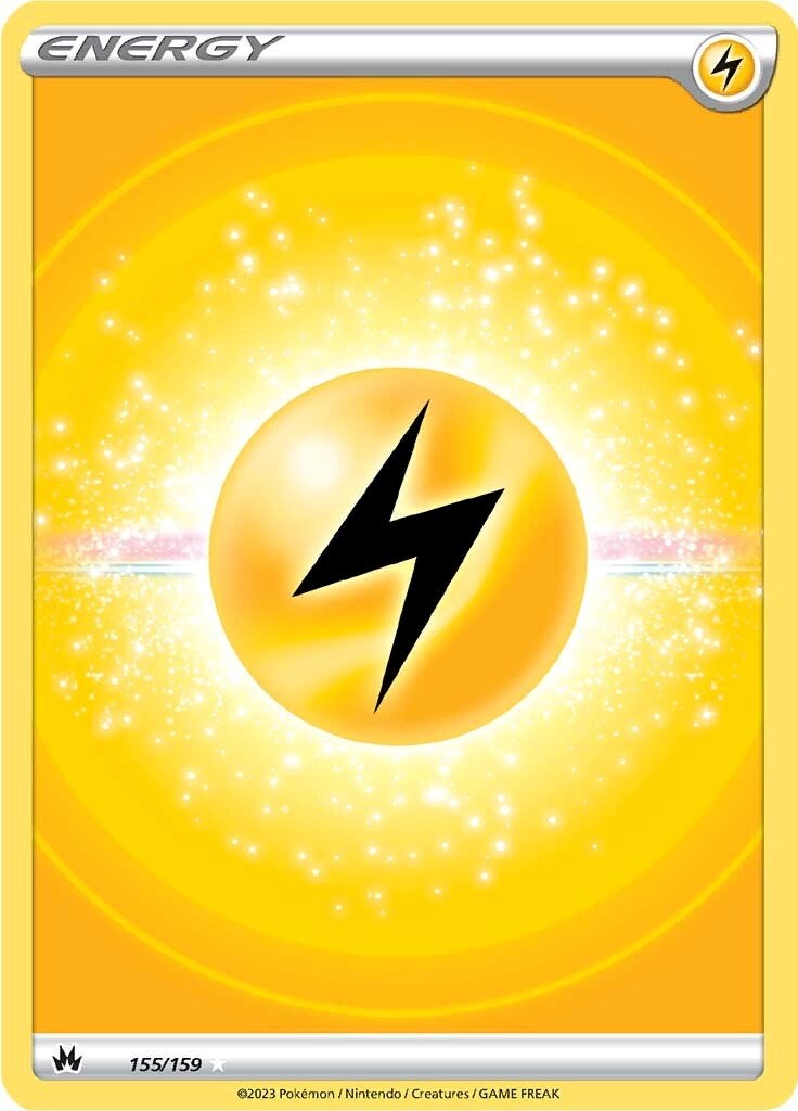 Lightning Energy (155/159) (Texture Full Art) [Sword & Shield: Crown Zenith] | Good Games Modbury