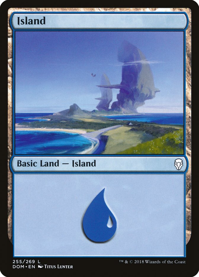 Island (255) [Dominaria] | Good Games Modbury