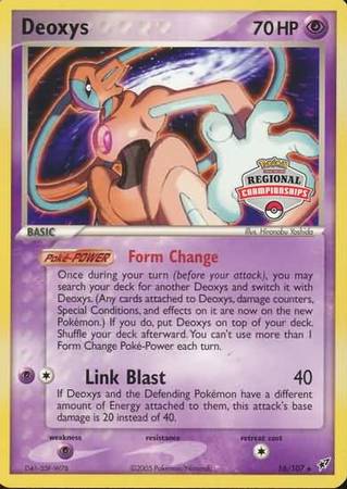 Deoxys (16/107) (Championship Promo) [EX: Deoxys] | Good Games Modbury