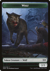 Copy // Wolf Double-Sided Token [Double Masters Tokens] | Good Games Modbury