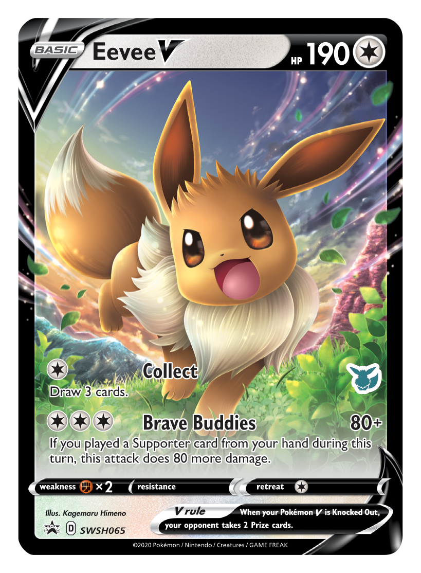 Eevee V (SWSH065) (Eevee Deck) [Battle Academy 2022] | Good Games Modbury