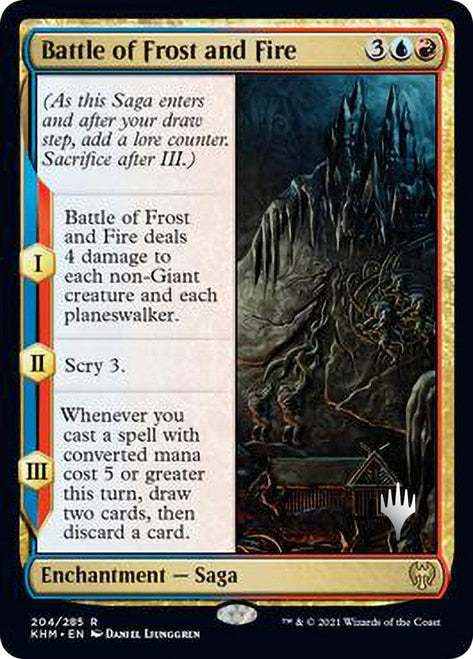 Battle of Frost and Fire (Promo Pack) [Kaldheim Promos] | Good Games Modbury