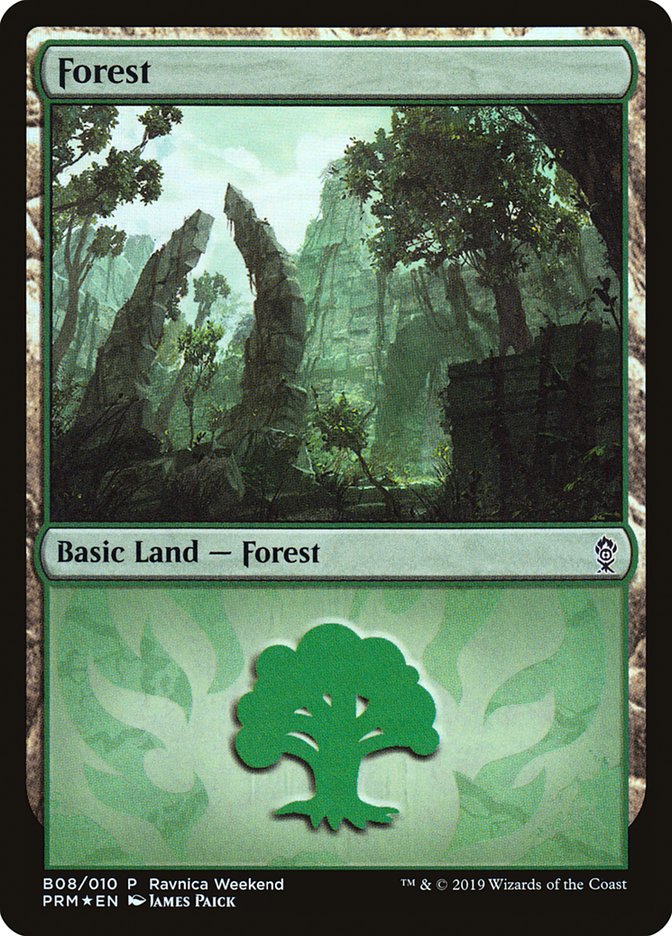 Forest (B08) [Ravnica Allegiance Guild Kit] | Good Games Modbury