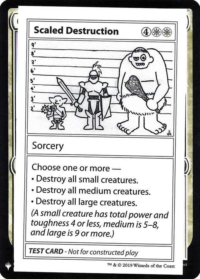 Scaled Destruction [Mystery Booster Playtest Cards] | Good Games Modbury