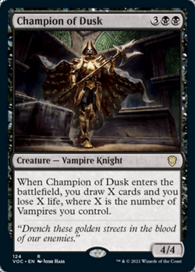 Champion of Dusk [Innistrad: Crimson Vow Commander] | Good Games Modbury