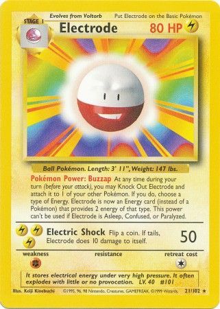 Electrode (21/102) [Base Set Unlimited] | Good Games Modbury