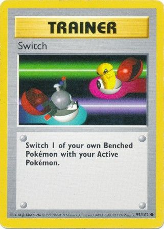 Switch (95/102) [Base Set Shadowless Unlimited] | Good Games Modbury