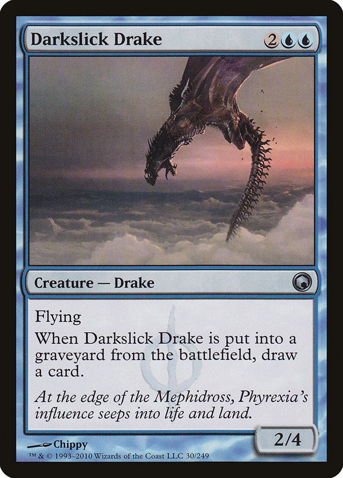 Darkslick Drake [Scars of Mirrodin] | Good Games Modbury