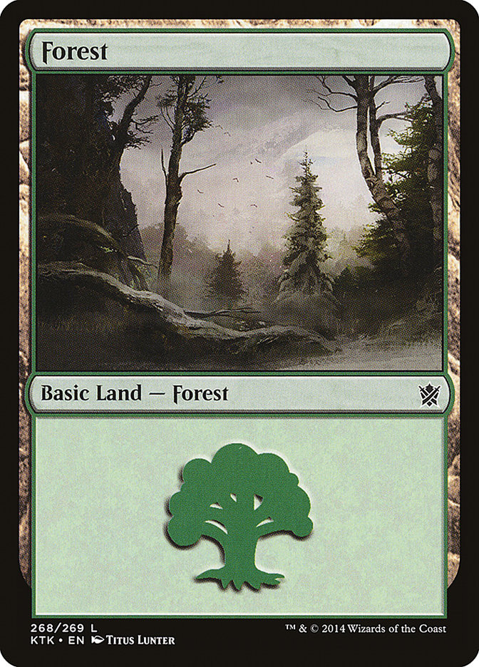 Forest (268) [Khans of Tarkir] | Good Games Modbury