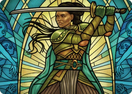 Shanna, Purifying Blade Art Card 2 [Dominaria United Art Series] | Good Games Modbury