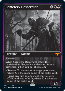 Cemetery Desecrator [Innistrad: Double Feature] | Good Games Modbury