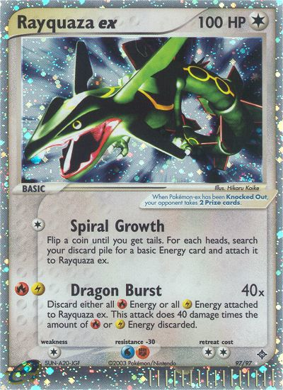 Rayquaza ex (97/97) [EX: Dragon] | Good Games Modbury