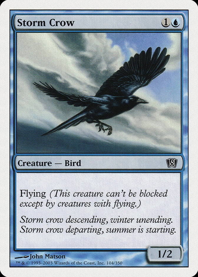 Storm Crow [Eighth Edition] | Good Games Modbury