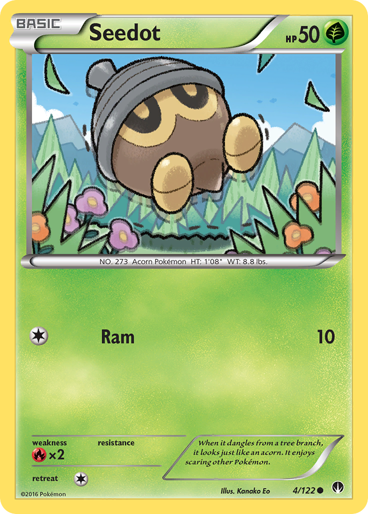 Seedot (4/122) [XY: BREAKpoint] | Good Games Modbury