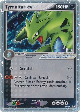 Tyranitar ex (17/17) (Holo) [POP Series 1] | Good Games Modbury