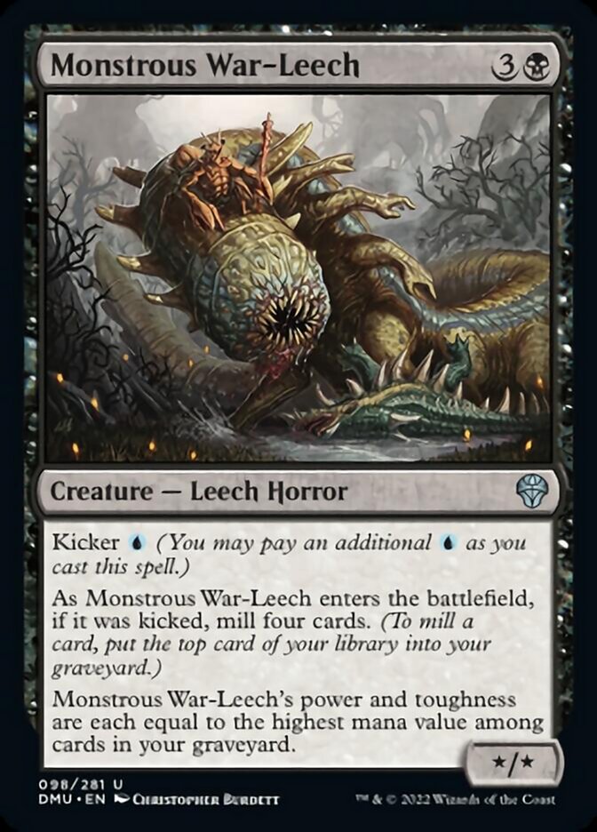 Monstrous War-Leech [Dominaria United] | Good Games Modbury