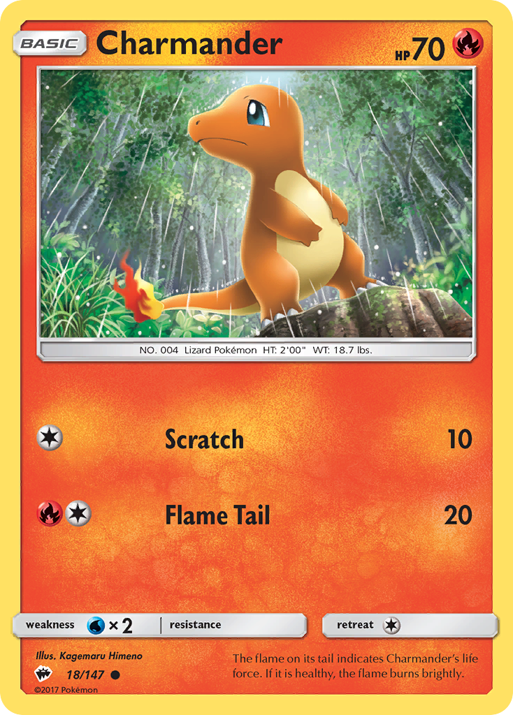 Charmander (18/147) [Sun & Moon: Burning Shadows] | Good Games Modbury