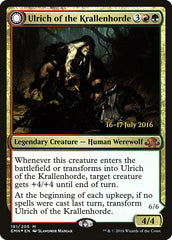 Ulrich of the Krallenhorde // Ulrich, Uncontested Alpha [Eldritch Moon Prerelease Promos] | Good Games Modbury