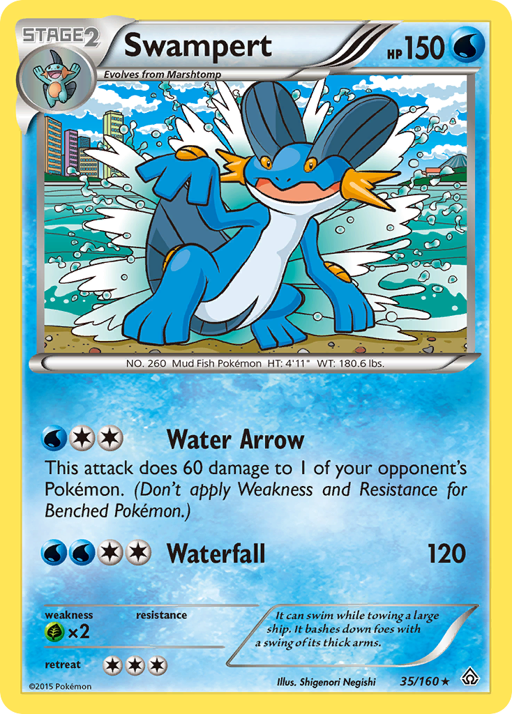 Swampert (35/160) [XY: Primal Clash] | Good Games Modbury