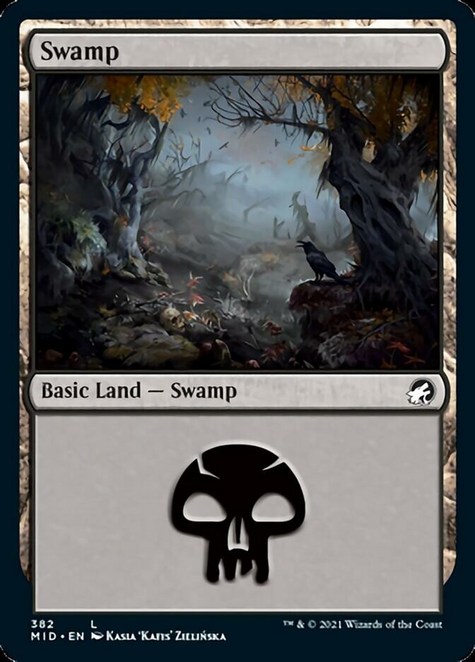 Swamp (382) [Innistrad: Midnight Hunt] | Good Games Modbury