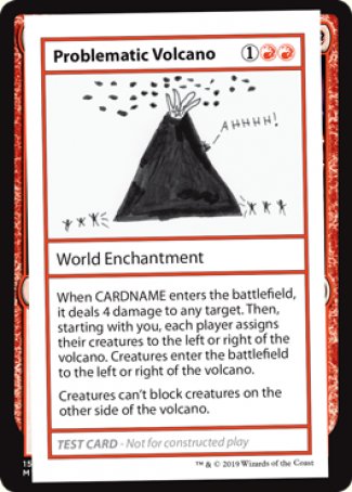 Problematic Volcano (2021 Edition) [Mystery Booster Playtest Cards] | Good Games Modbury