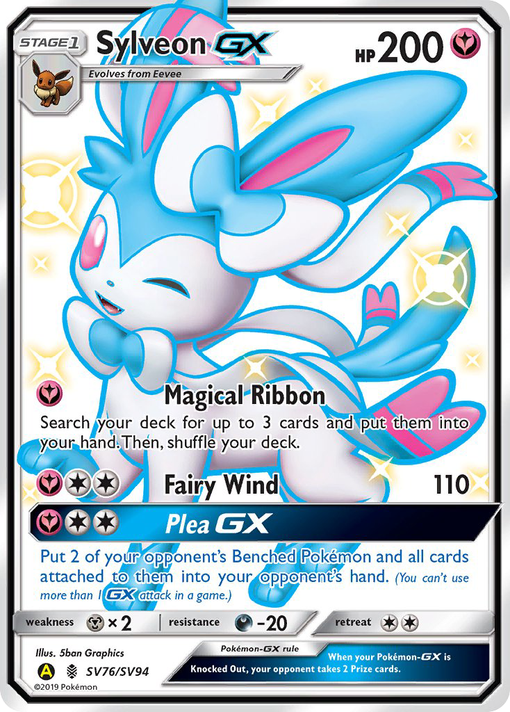 Sylveon GX (SV76/SV94) [Sun & Moon: Hidden Fates - Shiny Vault] | Good Games Modbury