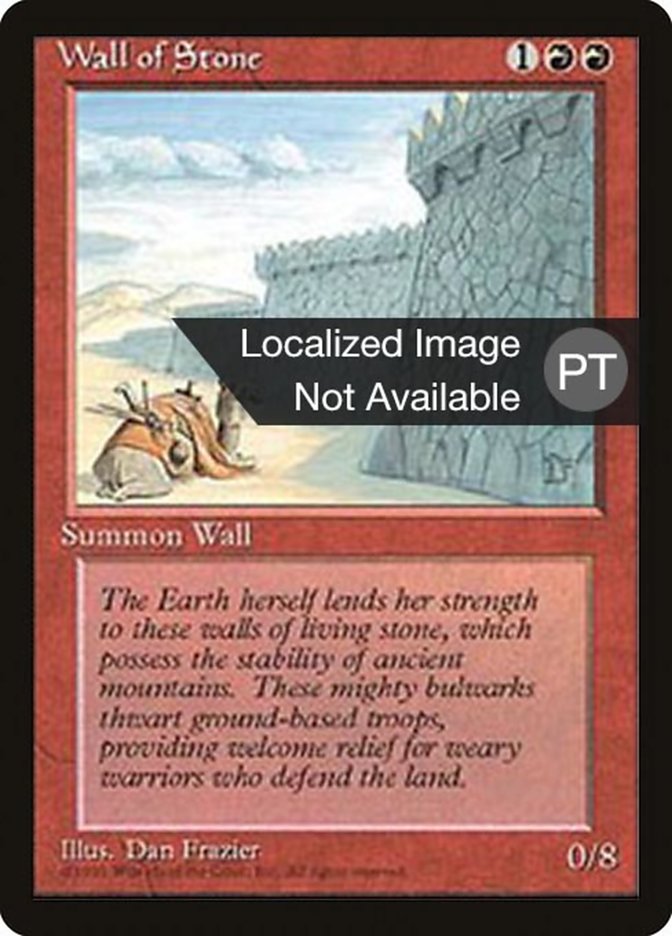 Wall of Stone [Fourth Edition (Foreign Black Border)] | Good Games Modbury