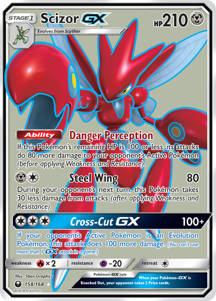 Scizor GX (158/168) [Sun & Moon: Celestial Storm] | Good Games Modbury