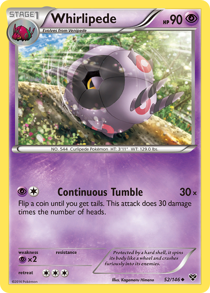 Whirlipede (52/146) [XY: Base Set] | Good Games Modbury