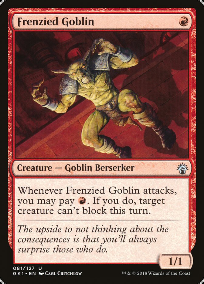 Frenzied Goblin [Guilds of Ravnica Guild Kit] | Good Games Modbury