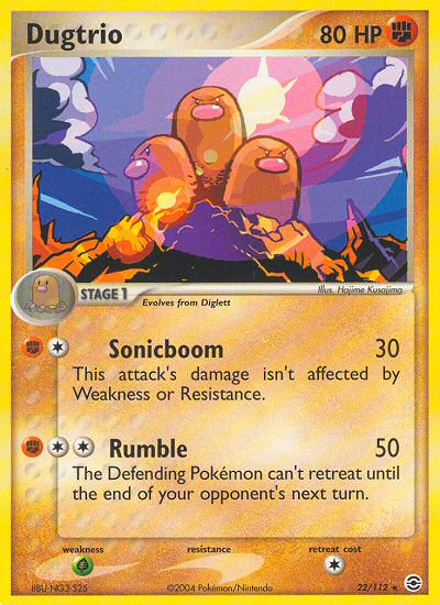 Dugtrio (22/112) [EX: FireRed & LeafGreen] | Good Games Modbury