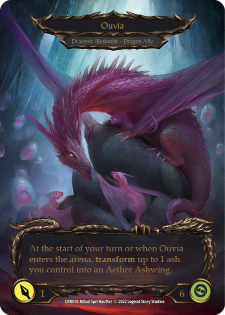 Invoke Ouvia // Ouvia (Marvel) [UPR014] (Uprising)  Cold Foil | Good Games Modbury