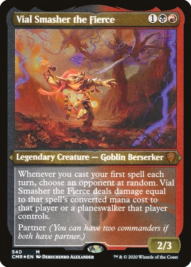 Vial Smasher the Fierce (Etched) [Commander Legends] | Good Games Modbury