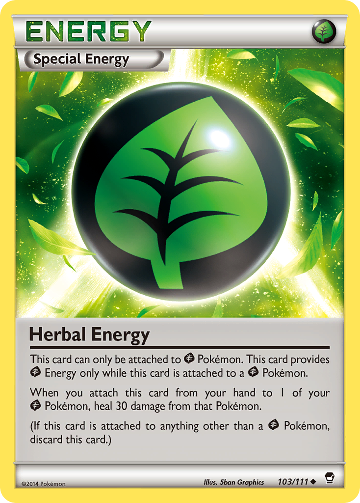 Herbal Energy (103/111) [XY: Furious Fists] | Good Games Modbury