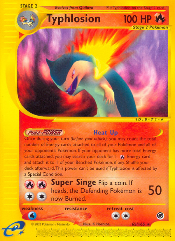 Typhlosion (65/165) [Expedition: Base Set] | Good Games Modbury