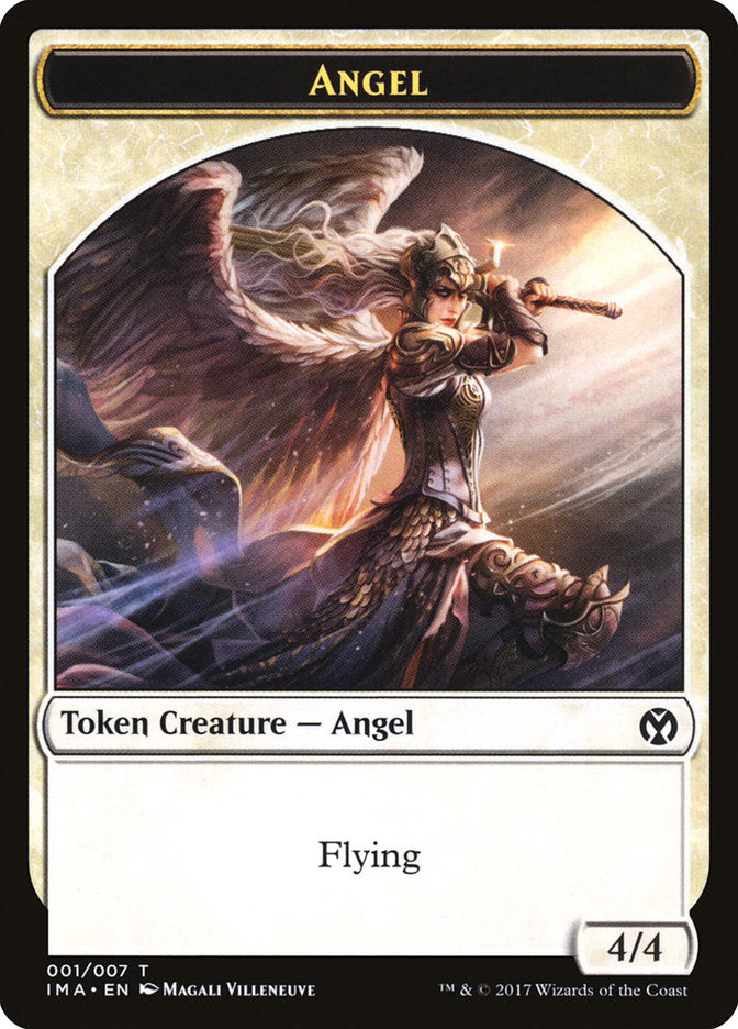 Angel Token [Iconic Masters Tokens] | Good Games Modbury