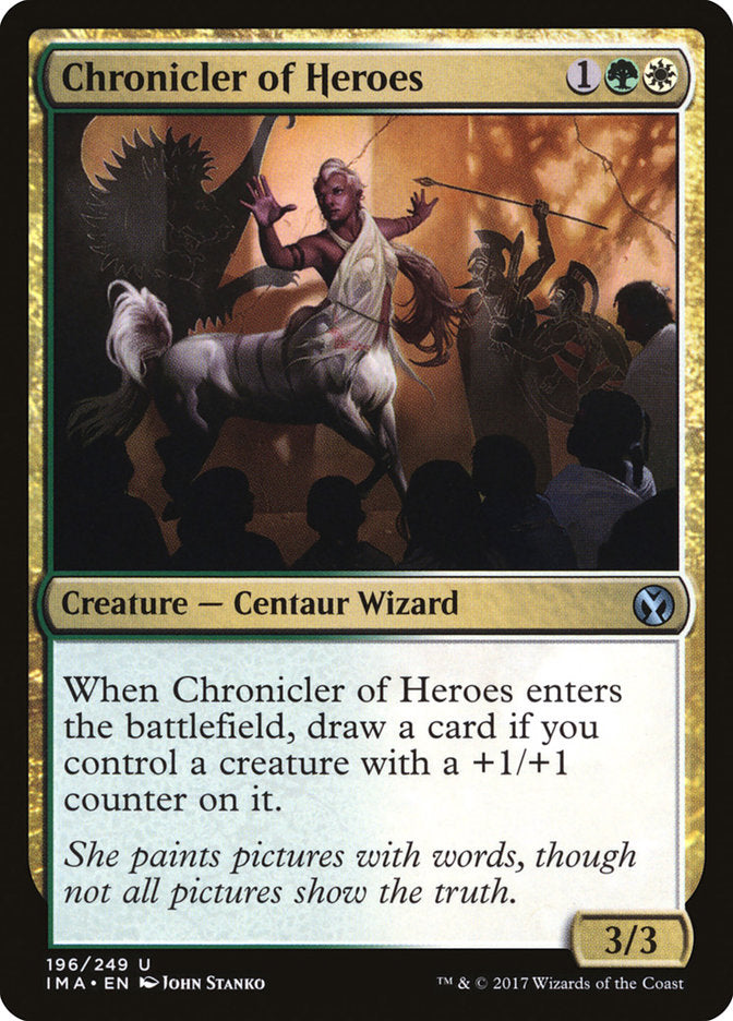 Chronicler of Heroes [Iconic Masters] | Good Games Modbury